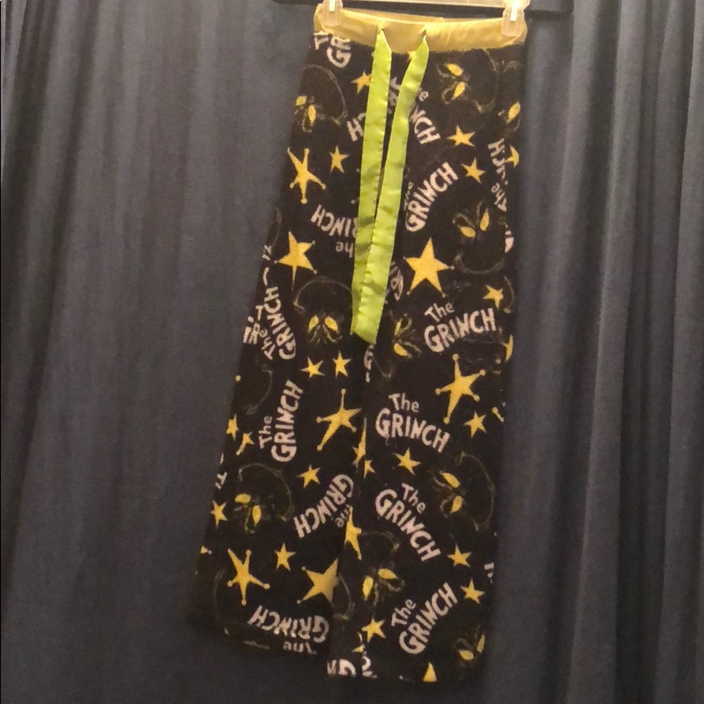 The grinch fleece pants